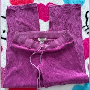 Juicy Couture Purple Track Pants